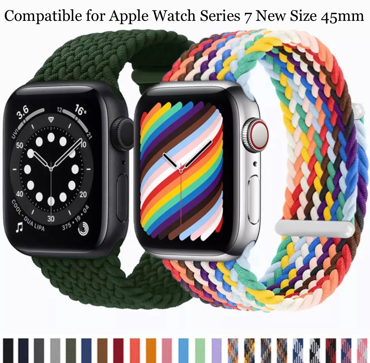 Braided Apple Watch Band 45mm | Super Savings Technologies Braided Apple Watch Band 45mm | Super Savings Technologies